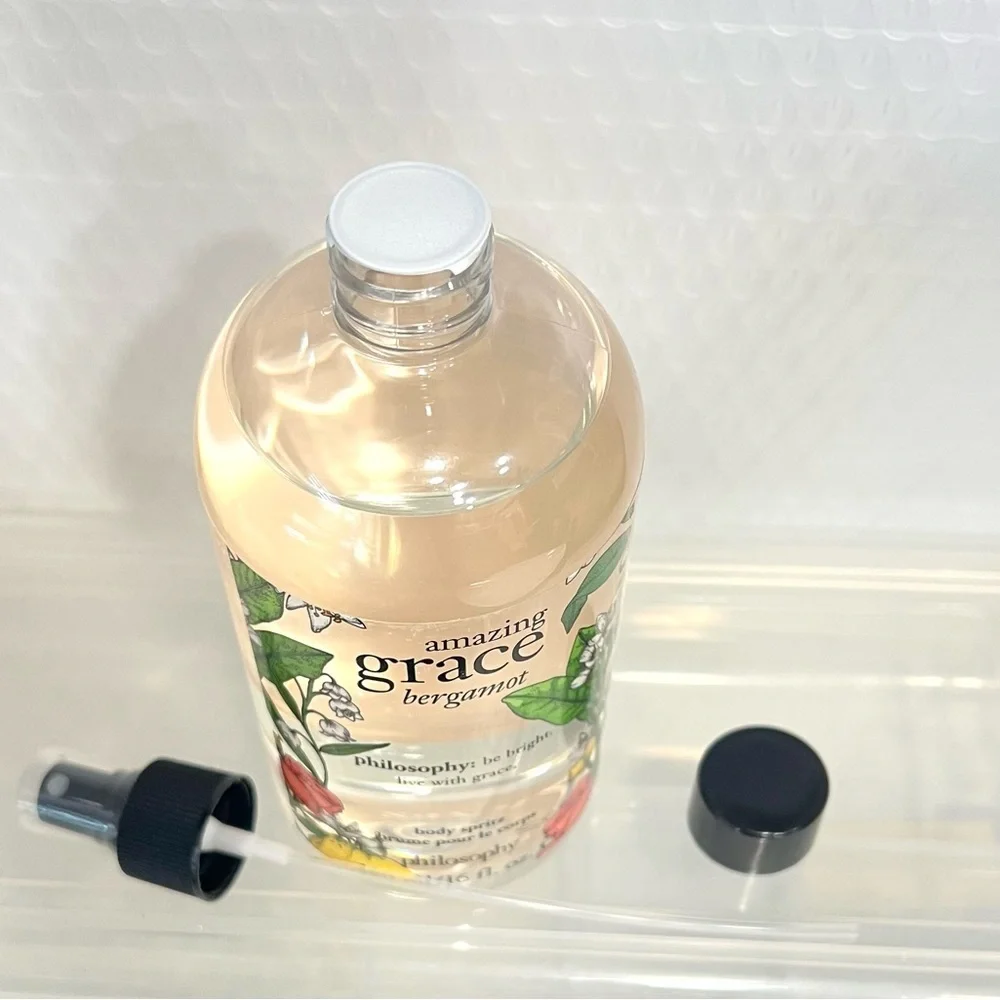 NEW Philosophy Amazing Grace Bergamot Body Spritz Body Spray 16 fl oz W/ Sprayer
